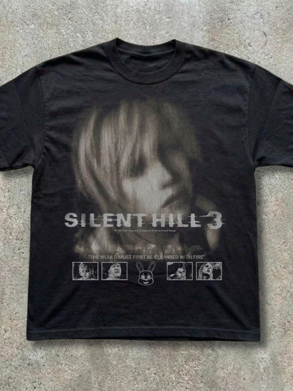 Gildan Black Silent Hill 3 Graphic Tee